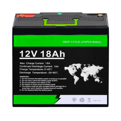 12V18Ah LiFePO4 Battery Pack